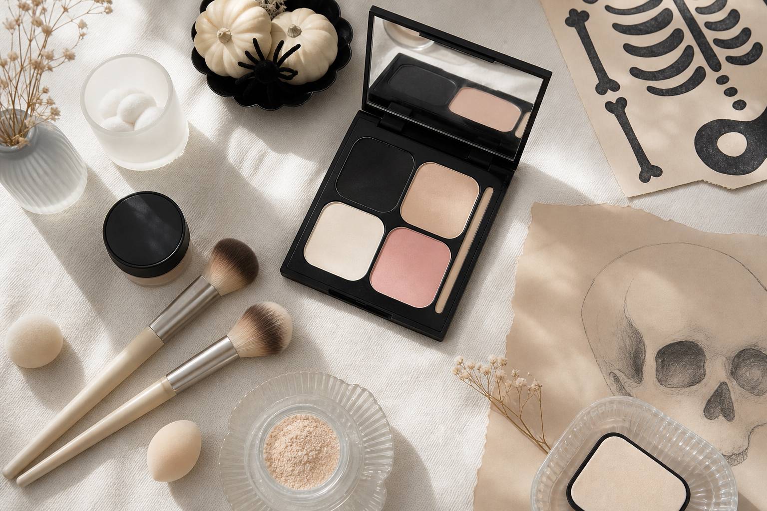 Maquillage squelette enfant : guide facile pour un look terrifiant, Maquillage squelette enfant : choisir