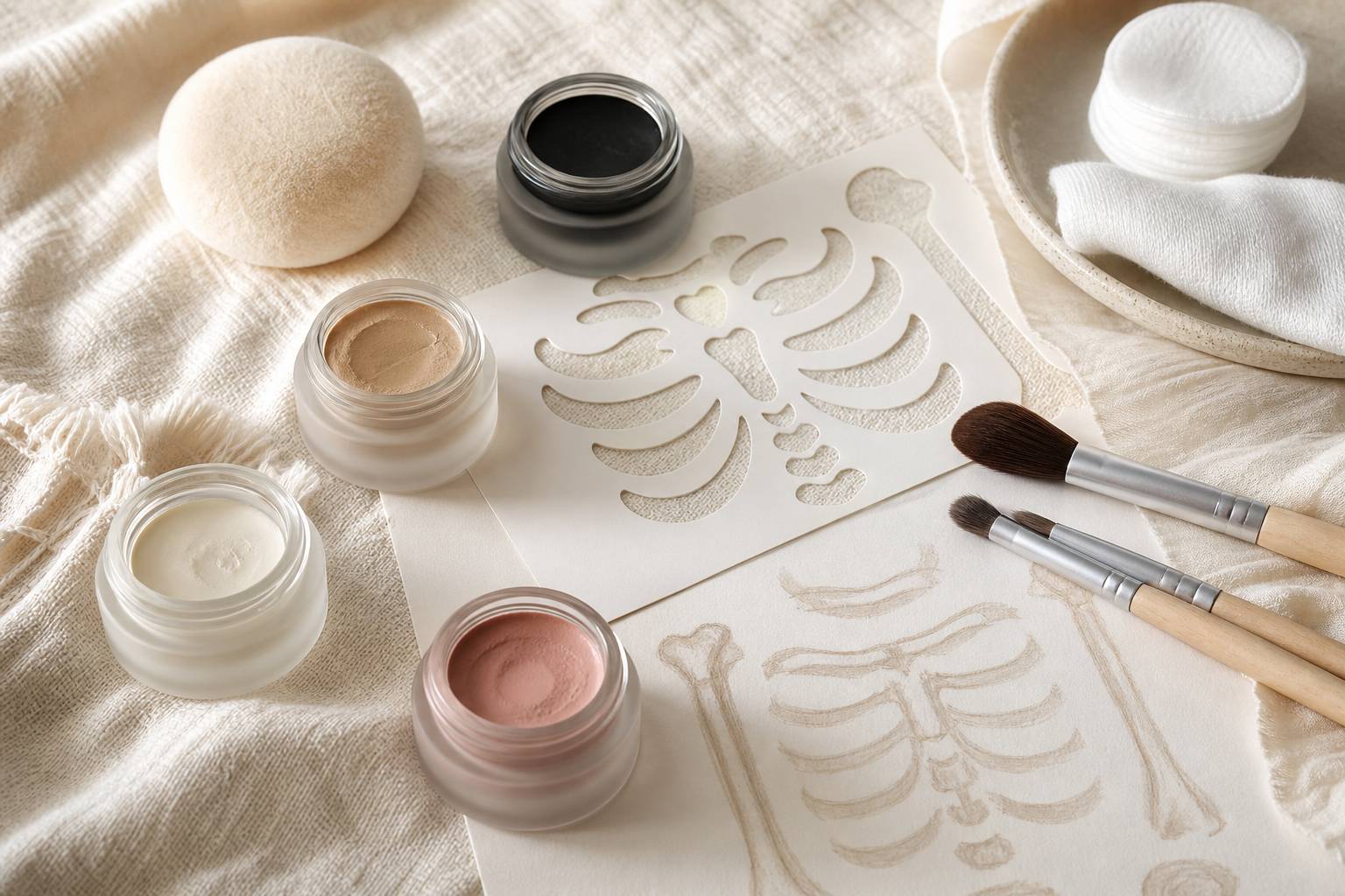 Maquillage squelette enfant : guide facile pour un look terrifiant, Maquillage squelette enfant : choisir