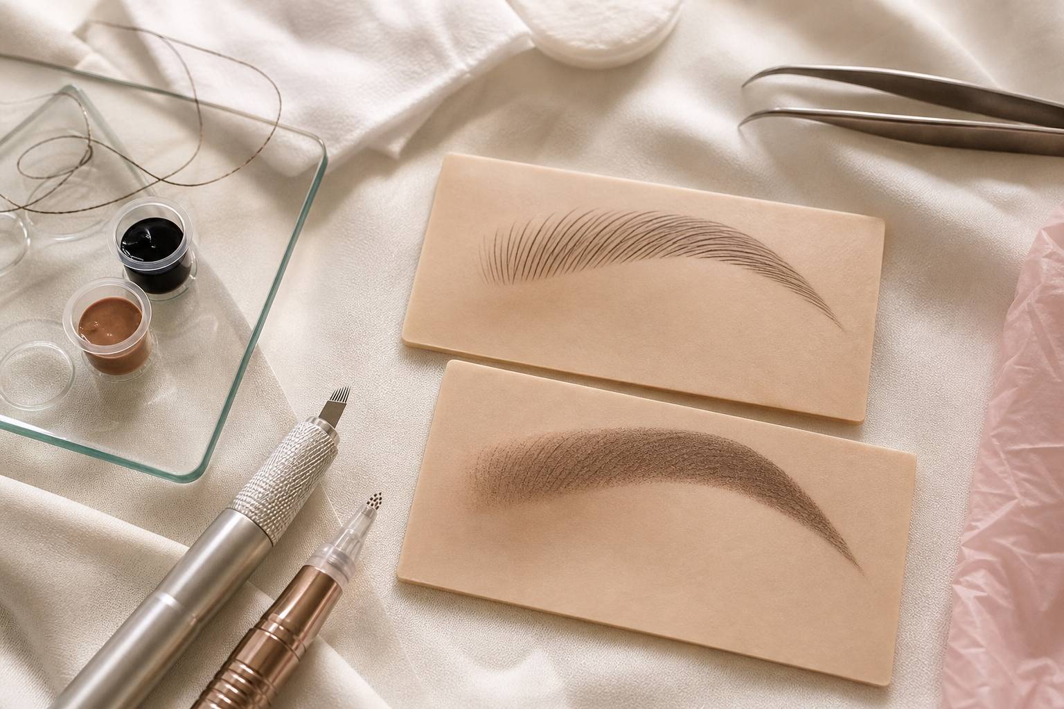 Tout savoir sur le tatouage des sourcils : techniques et conseils essentiels, Techniques tatouage sourcils