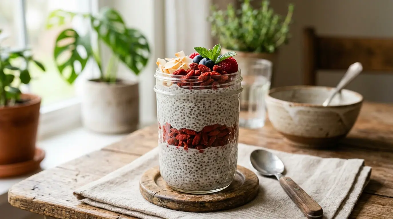 Petit déjeuner chia